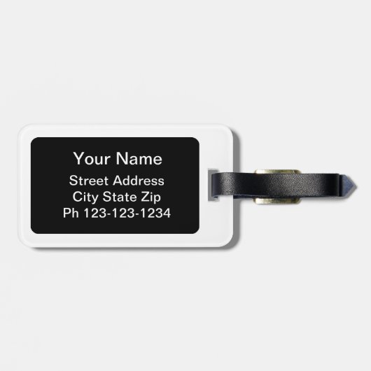 Étiquette À Bagage Aucun OGM pour un environnement alimentaire sain B (Dos horizontal)