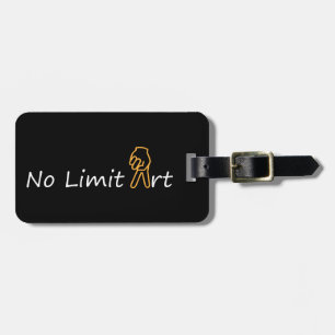 Étiquette À Bagage AUCUNE LIMITE ART & signer PAIX - LIBERTÉ - LIBERT