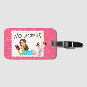 Étiquette À Bagage Aucunes inquiétudes