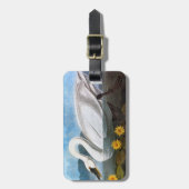 Étiquette À Bagage Audubon : Cygne commun (Devant Vertical)