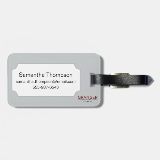 Étiquette À Bagage Audubon : Dingue arctique (Dos horizontal)