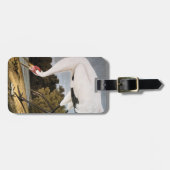 Étiquette À Bagage Audubon : Grue de huée (Devant horizontal)