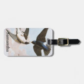 Étiquette À Bagage Audubon : Hirondelle d'arbre (Devant horizontal)