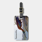 Étiquette À Bagage Audubon : IBIS brillant (Devant Vertical)