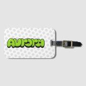 Étiquette À Bagage Aurora (Devant Horizontal)