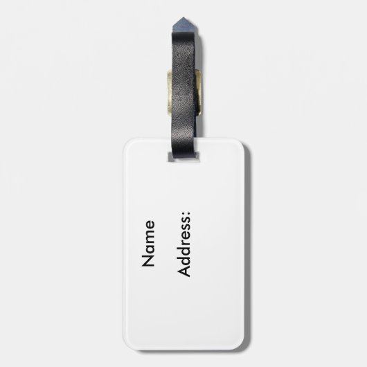 Étiquette À Bagage Aurora en aval (Dos Vertical)