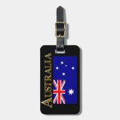 ÉTIQUETTE À BAGAGE AUSTRALIE (Devant Vertical)