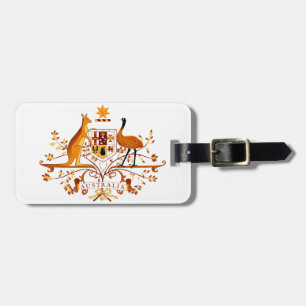 Étiquette À Bagage Australie - ACO Brown