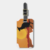 Étiquette À Bagage Australie Kangaroo (Devant Vertical)