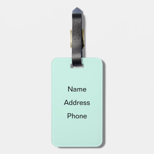 Étiquette À Bagage Auto-diagnostic (Dos Vertical)