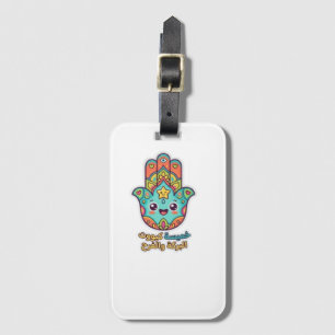 Étiquette À Bagage Autocollant de main Hamsa Kawaii marocain mignon
