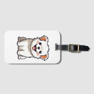 Étiquette À Bagage Autocollant en vinyle de chiot Kawaii mignon - Des