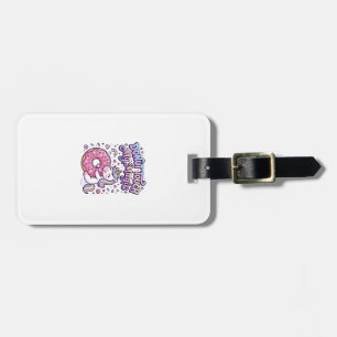 Étiquette À Bagage Autocollant idée cadeau Licorne Donut Touch My Mag
