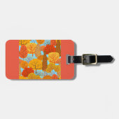 Étiquette À Bagage Automne Arbres Motif Chute Foliage (Devant horizontal)
