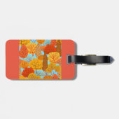 Étiquette À Bagage Automne Arbres Motif Chute Foliage (Dos horizontal)