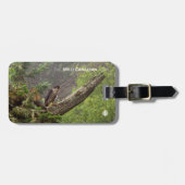 Étiquette À Bagage Automne - Faucon pèlerin (Devant horizontal)