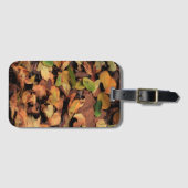 Étiquette À Bagage automne, feuille sec (Devant Horizontal)