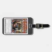 Étiquette À Bagage Automobile de flèche de Pierce (Devant horizontal)