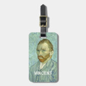 Étiquette À Bagage Autoportrait de Vincent Van Gogh (Devant Vertical)