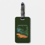 Étiquette À Bagage Autoroute Hana Maui Hawaii Vista (Dos Vertical)