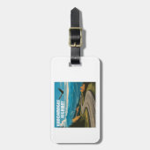 Étiquette À Bagage Autoroute Kancamagus New Hampshire Eagle (Devant Vertical)