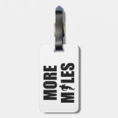 Étiquette À Bagage Autres milles en cours (Dos Vertical)