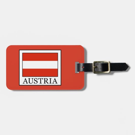 Étiquette À Bagage Autriche (Devant horizontal)