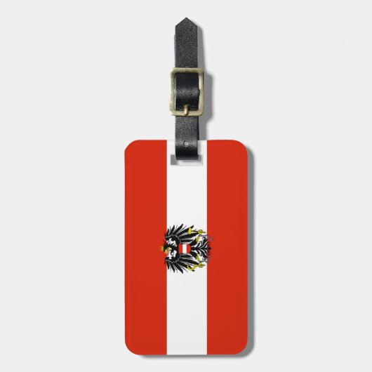 Étiquette À Bagage Autriche (Devant Vertical)