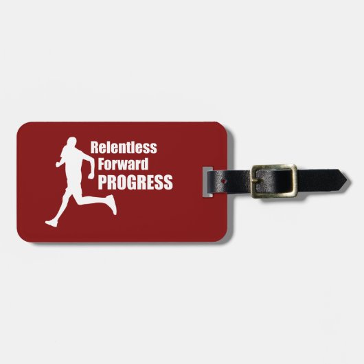 Étiquette À Bagage Avancement continu en cours (Devant horizontal)