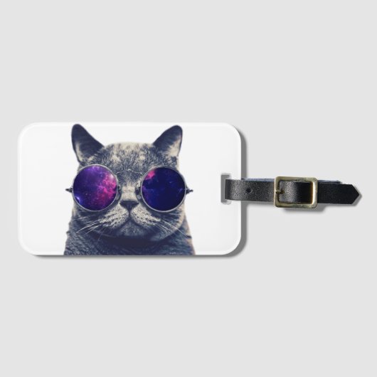 Étiquette à bagage avec fente pour carte de visite (Devant Horizontal)