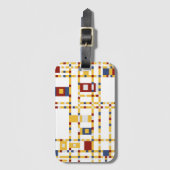 Étiquette à bagage avec fente pour carte de visite (Devant Vertical)