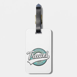 Étiquette À Bagage Aventure de voyage en attente logo vintage