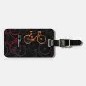 Étiquette À Bagage Aventures à vélo (Devant horizontal)