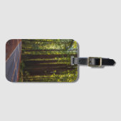 Étiquette À Bagage Avenue de séquoia géant la Californie (Devant Horizontal)