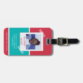 Étiquette À Bagage Avertissement ICOE d'alerte d'allergie alimentaire (Devant horizontal)