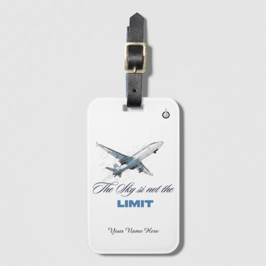 Étiquette À Bagage Aviation (Devant Vertical)