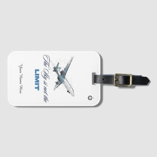 Étiquette À Bagage Aviation (Devant Horizontal)