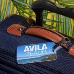 Étiquette À Bagage Avila Beach California Photography<br><div class="desc">Beautiful Avila Beach photography of the ocean from an overlook in San Luis Obispo,  California. A great luggage tag for your vacation to the coast in the summer. Cute trip accessory.</div>