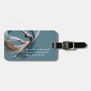 Étiquette À Bagage Avion Air Yoga Instructeur Pilates Fitness