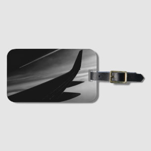 Étiquette À Bagage Avion dans l'air