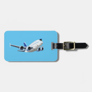 Étiquette À Bagage Avion de dessin