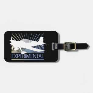 Étiquette À Bagage Avion expérimental