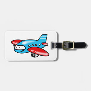 Étiquette À Bagage avion mignon
