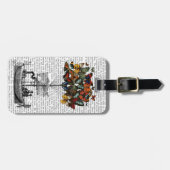 Étiquette À Bagage Avion papillon (Devant horizontal)