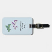 Étiquette À Bagage Avions, c'est comme ça que je vole (Devant horizontal)