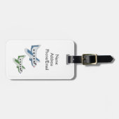 Étiquette À Bagage Avions dans le ciel (Devant horizontal)