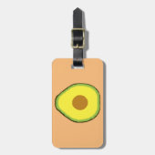 Étiquette À Bagage Avocado (Devant Vertical)