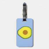 Étiquette À Bagage Avocado (Dos Vertical)