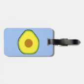 Étiquette À Bagage Avocado (Dos horizontal)