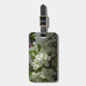 Étiquette À Bagage Azalées Blancs Solaires Belles Fleurs De Printemps (Devant Vertical)